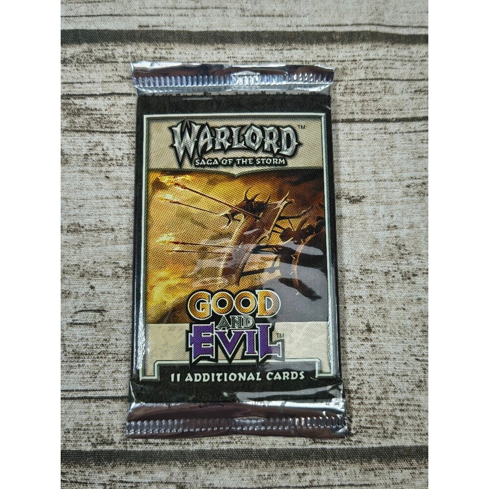 Warlord Saga Of The Storm Good And Evil Card Pack